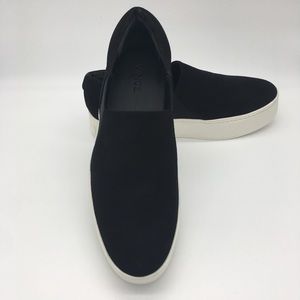 Vince “Platform Sneaker” Black Suede